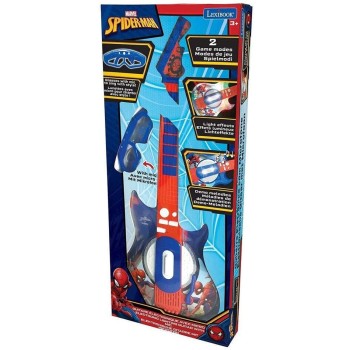 Lexibook Spiderman Electronic Guitar With Microphone And Lighting Spider-Man (25.K260sp) 25.K260SP 3380743087429