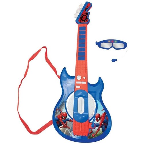 Lexibook Spiderman Electronic Guitar With Microphone And Lighting Spider-Man (25.K260sp) 25.K260SP 3380743087429