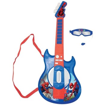 Lexibook Spiderman Electronic Guitar With Microphone And Lighting Spider-Man (25.K260sp) 25.K260SP 3380743087429