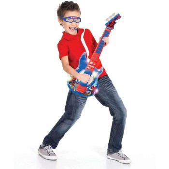 Lexibook Spiderman Electronic Guitar With Microphone And Lighting Spider-Man (25.K260sp) 25.K260SP 3380743087429