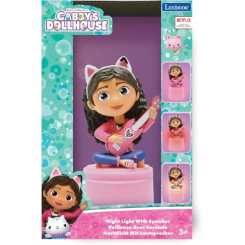 Lexibook Gabbys Dollhouse House Of Gabby Dolls, Επιτραπέζιο Φωτάκι Νυχτός Με Ηχείο 25.NS01GDH 3380743105352