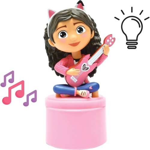 Lexibook Gabbys Dollhouse House Of Gabby Dolls, Night With Speaker, Soft Light, Battery, Pink Color, Single Size, Ns01gdh 25.NS0