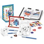 Lisciani Disney Stitch Stitch Colouring And Drawing Pop Up In A Backpack, 110674 27.110674 8008324110674