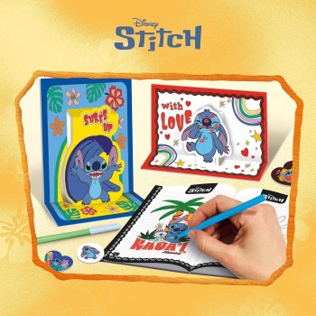 Lisciani Disney Stitch Stitch Σακίδιο Σχεδιάζω Και Ζωγραφίζω Pop Up 27.110674 8008324110674