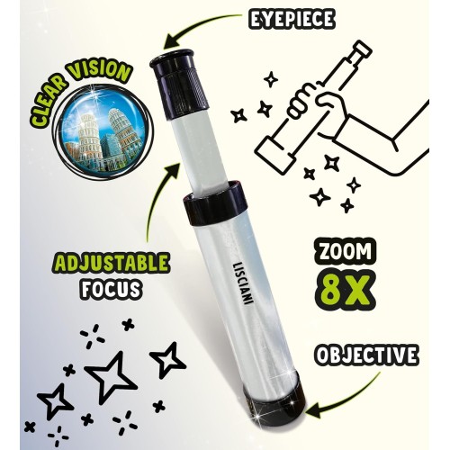 Lisciani Μικροί Επιστήμονες Micro Τηλεσκόπιο 09.110285 8008324110285