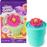 Spin Master kinetic sand, squishblossom blooming flower with 227g  yellow and pink play 106277 681147043015