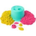 Spin Master kinetic sand, squishblossom blooming flower with 227g  yellow and pink play 106277 681147043015