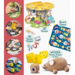 Lisciani Παίζουμε & Μαθαίνουμε Montessori Baby Wood Το Σπίτι Του Ποντικού 08.107315 8008324107315