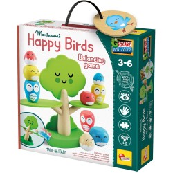 Lisciani Montessori Baby Happy Birds Ξύλινο Δέντρο Ισορροπίας 08.105397 8008324105397