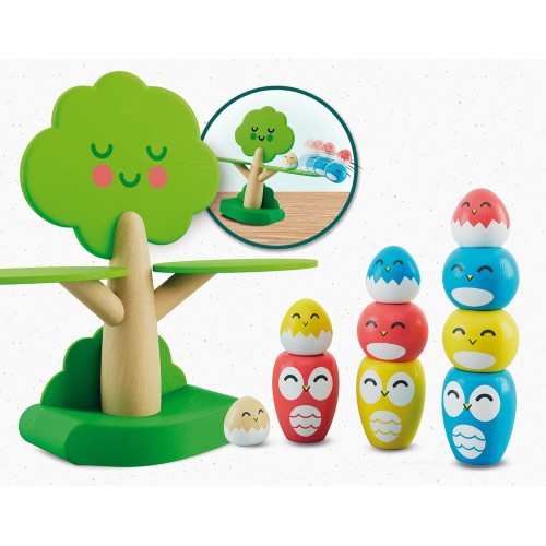 Lisciani Montessori Baby Happy Birds Ξύλινο Δέντρο Ισορροπίας 08.105397 8008324105397