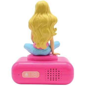Lexibook Barbie Nightlight Alarm Clock, Sounds And Melodies, LCD Backlit Screen, Luminous, Snooze, Pink 25.RL800BB 3380743101927