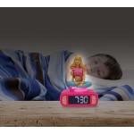 Lexibook Barbie Nightlight Alarm Clock, Sounds And Melodies, LCD Backlit Screen, Luminous, Snooze, Pink 25.RL800BB 3380743101927