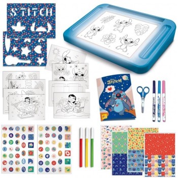 Lisciani Disney Stitch Σχολή Ζωγραφικής Με Φωτεινό Πίνακα 27.107582 8008324107582