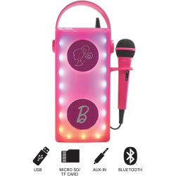Lexibook Παιδικό Ηχείο Barbie με Μικρόφωνο και Bluetooth 25.BTP185BBZ 3380743104225