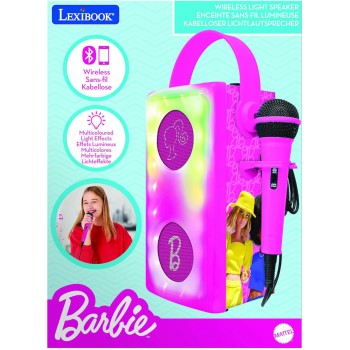 Lexibook Παιδικό Ηχείο Barbie με Μικρόφωνο και Bluetooth 25.BTP185BBZ 3380743104225