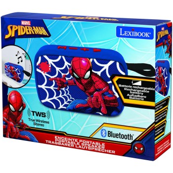 Lexibook Spiderman Childrens Speaker With Bluetooth 25.BT018SP 3380743076546