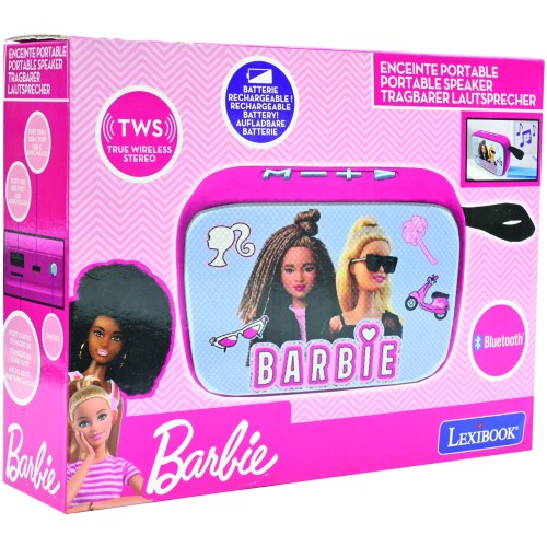 Lexibook Παιδικό Ηχείο Barbie με Bluetooth 25.BT018BB 3380743103310