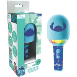 Disney Stitch lexibook,  stitch, wireless microphone with speaker and lights, 4 voice mod 25.MIC280D 3380743104904