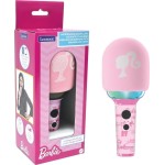 lexibook, barbie, wireless microphone with speaker and  4 voice modifiers,  25.MIC280BB 3380743107622