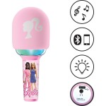 lexibook, barbie, wireless microphone with speaker and  4 voice modifiers,  25.MIC280BB 3380743107622