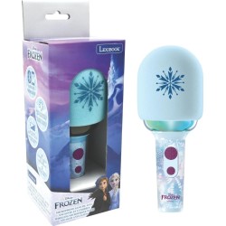 Disney Frozen lexibook, frozen, wireless microphone with speaker and  4 voice modifiers,  25.MIC280FZ 3380743104010