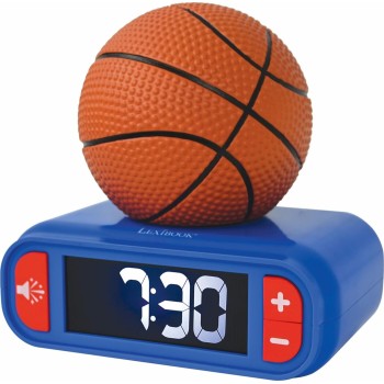 Lexibook Basketball Nightlight Alarm Clock, Sounds And Melodies, LCD Backl 25.RL800BA 3380743103761