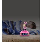 Lexibook Disney Minnie Mouse Disney, 3D Ξυπνητήρι Ρολόι, Ήχοι Και Μελωδίες, LCD B 25.RL800MN 3380743101316