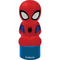 Lexibook ns01sp spiderman nightlight and speaker for childrens room, colour change,  25.NS01SP 3380743098302