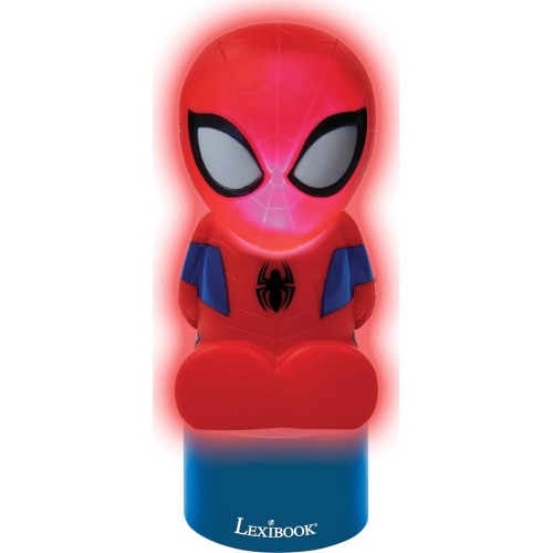 Lexibook ns01sp spiderman nightlight and speaker for childrens room, colour change,  25.NS01SP 3380743098302