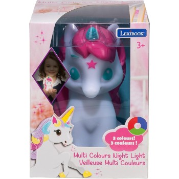 Lexibook Unicorn 3D Design Φως Για Παιδικό Δωμάτιο, Αλλαγή Χρώματος 25.NLJ01UNI 3380743084657
