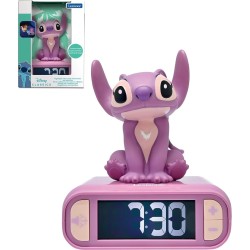 Lexibook Disney Stitch Stitch, Ξυπνητήρι 3D Angel Night Light Block, Ήχοι Και Μελωδίες 25.RL800D1 3380743107288
