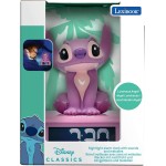 Lexibook Disney Stitch Stitch, Ξυπνητήρι 3D Angel Night Light Block, Ήχοι Και Μελωδίες 25.RL800D1 3380743107288