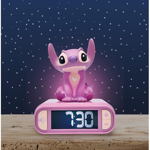Lexibook Disney Stitch Stitch, Ξυπνητήρι 3D Angel Night Light Block, Ήχοι Και Μελωδίες 25.RL800D1 3380743107288