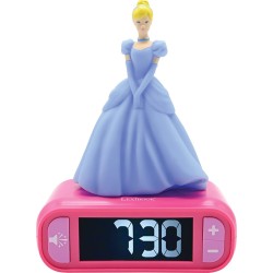 Lexibook Παιδικό Ρολόι Ξυπνητήρι, 3D Disney Princess, Μελωδίες Και Ήχοι 25.RL800DP 3380743078939