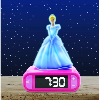 Lexibook Disney Princess digital alarm kids with night light snooze, childrens clock, luminous disne 25.RL800DP 3380743078939