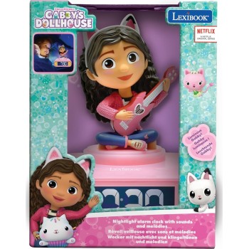 Lexibook Gabbys Dollhouse Dollhouse, Ξυπνητήρι 3D, Ήχοι Και Μελωδίες, Οπίσθιο LCD 25.RL800GDH 3380743105307