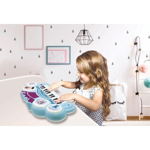 Lexibook Disney Frozen Frozen, Electronic Keyboard With Seat, Microphone, Mp3 Player, So 25.K707FZ 3380743090818
