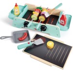 Hape Playfully Delicious Ξύλινη Ψησταριά & Grill BBQ, Ρεαλιστικοί Ήχοι E3214A 6943478046900