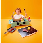 Hape Playfully Delicious Ξύλινη Ψησταριά & Grill BBQ, Ρεαλιστικοί Ήχοι E3214A 6943478046900