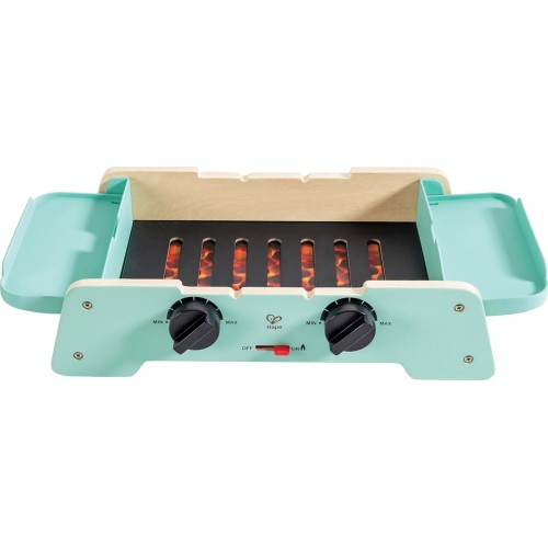 Hape Playfully Delicious Ξύλινη Ψησταριά & Grill BBQ, Ρεαλιστικοί Ήχοι E3214A 6943478046900
