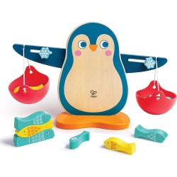 Hape Early Explorer Ξύλινη Ζυγαριά Penguin Balance Scale E1074A 6943478040281