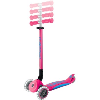 Globber Scooter Elite LED Light V2 Πατίνι Τρίτροχο Φούξια 439-610-3 4895224409717