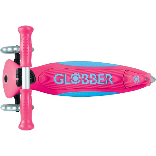 Globber Scooter Elite LED Light V2 Πατίνι Τρίτροχο Φούξια 439-610-3 4895224409717