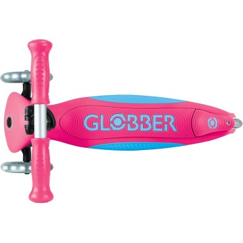 Globber Scooter Elite LED Light V2 Πατίνι Τρίτροχο Φούξια 439-610-3 4895224409717
