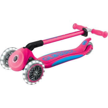 Globber Scooter Elite LED Light V2 Πατίνι Τρίτροχο Φούξια 439-610-3 4895224409717