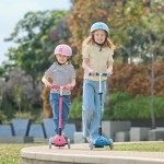 Globber Scooter Elite LED Light V2 Πατίνι Τρίτροχο Φούξια 439-610-3 4895224409717