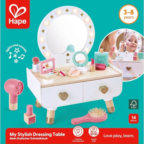Hape Role Play My Stylish Dressing Table E3219A 6943478048294