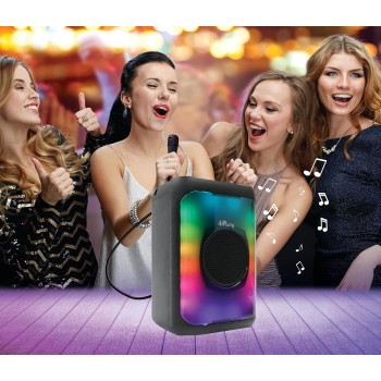 Lexibook Iparty, Φορητό Ηχείο Bluetooth Με Μικρόφωνο, Ισχυρό Sound 25.K8320 3380743105246