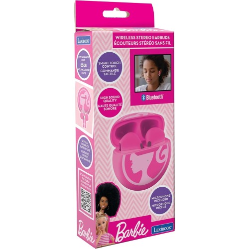 Lexibook Ασύρματα Παιδικά Ακουστικά Barbie 25.HPBT05BB 3380743097497