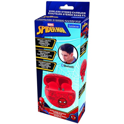Lexibook Ασύρματα Παιδικά Ακουστικά Spiderman 25.HPBT05SP 3380743097466